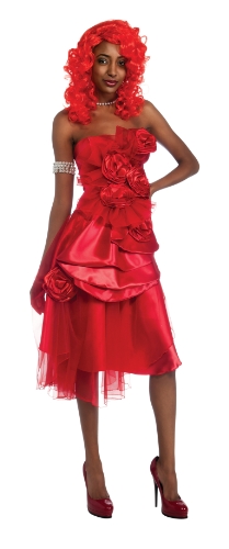 Rubies Costume Co Rihanna Kleid Kostüm, Rot/Ausflug, einfarbig (Getaway Solids), S von Rubie's