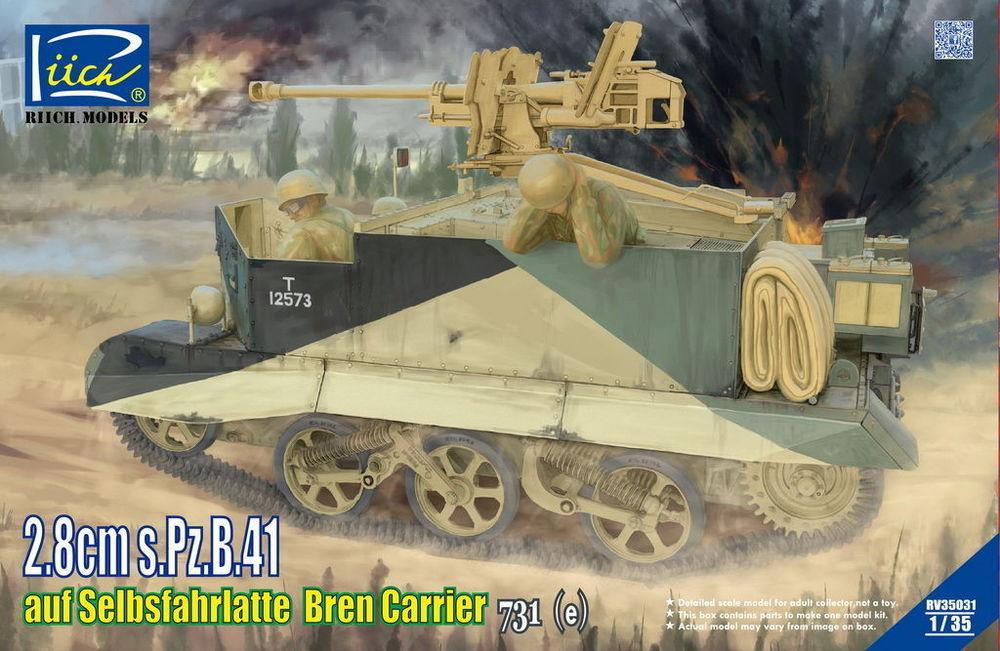 2.8cm s.Pz.B.41 auf Selbsfahrlafette Bren Carrier 731 (e) von Riich Models