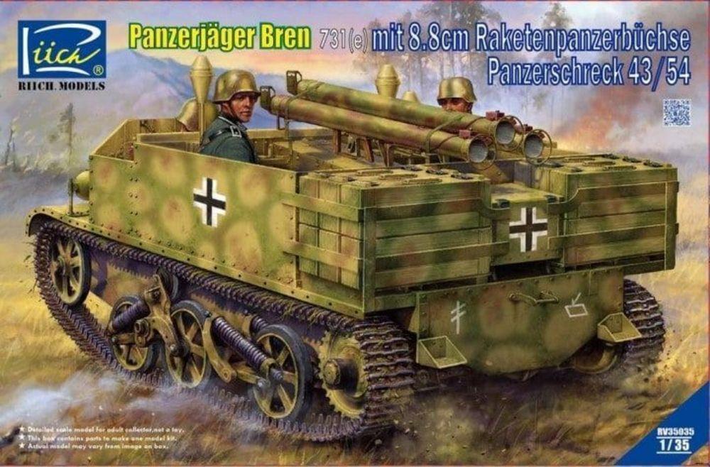 Panzerjäger Bren 731(e) mit 8,8cm Raketenpanzerbüchse Panzerschreck 43/54 von Riich Models