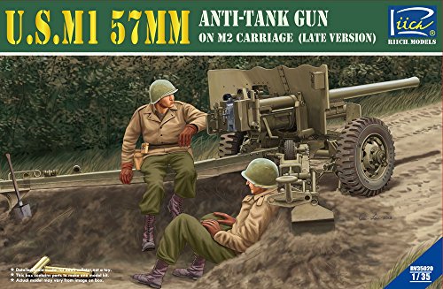 RIICH MODELS RV35020-1/35 US Panzer M1 ATG on M2 Carriage (Late), 57 mm von RIICH MODELS