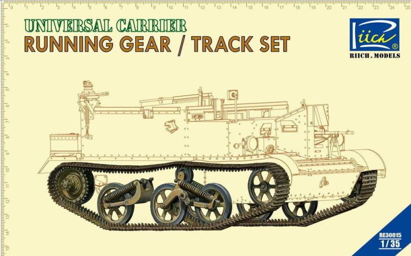 Running gear & Tracks set for Universal Carrier von Riich Models