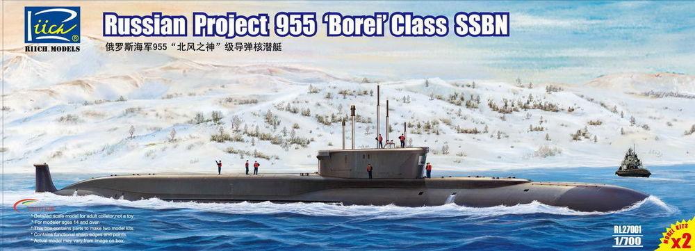 Russian Projekt 955 Borei class SSBN (Mod Model Kits X2) von Riich Models