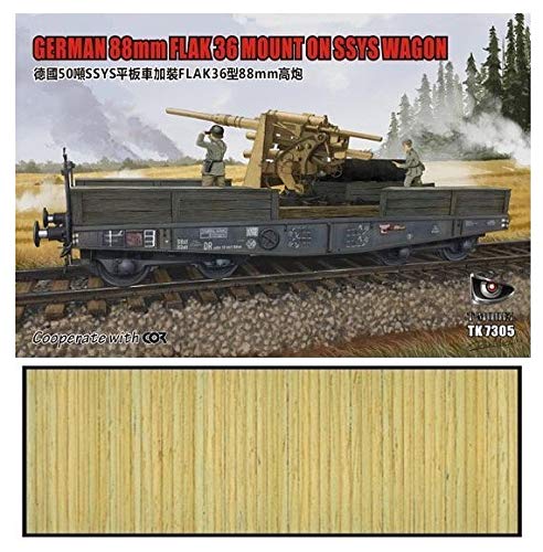 T-Modell TK7305I - 1/72 German 88mm Flak 36 Mount on SSYS Wagon von Riich Models