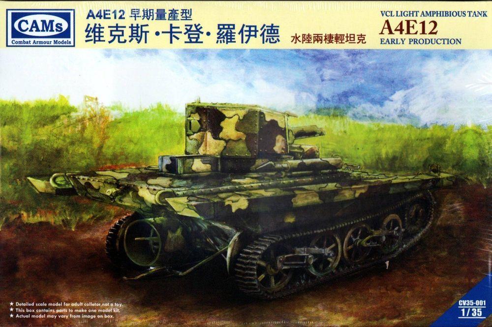 VCL Light Amphibious Tank A4E12 Eary Pr Production (Cantonese Troops,Nation) von Riich Models