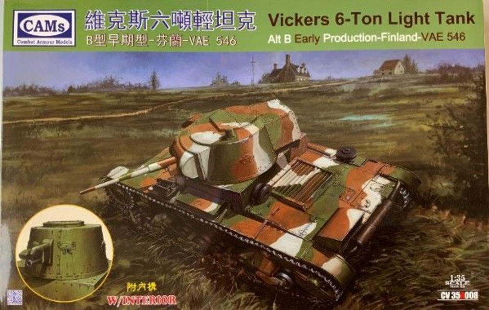 Vickers 6-Ton Light Tank Alt B Early Produktion-Finland-VAE 546 von Riich Models