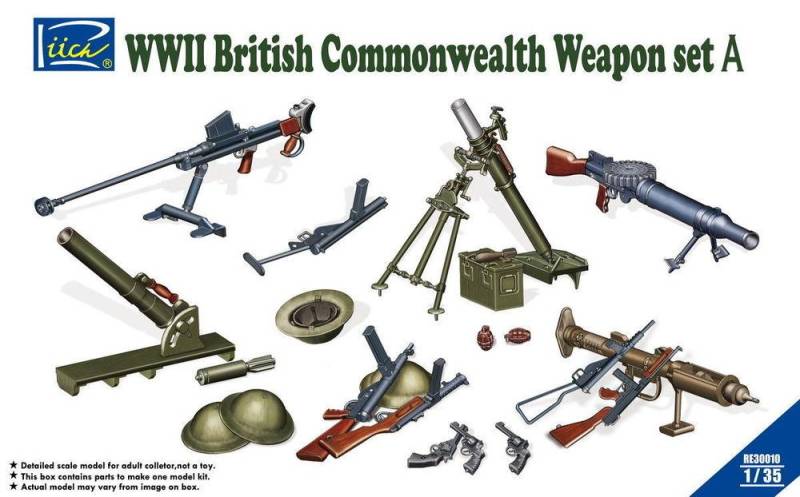 WWII British Commenwealth Weapon Set A von Riich Models