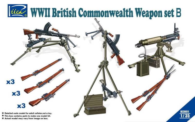 WWII British Commenwealth Weapon Set B von Riich Models