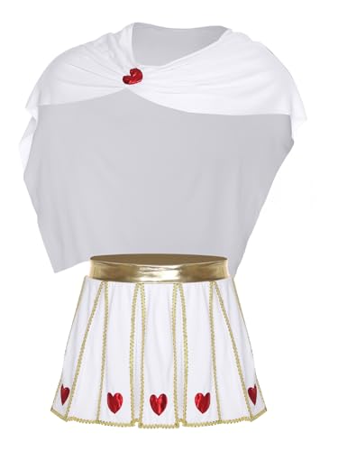 Riismen Cupid Kostüm Herren Halloween Cosplay Liebesbote kostüm Kurze Umhang mit Faltenrock Faschingkostüm Mottopartys Rave Outfit Riismen Cupid Kostüm Herren Halloween Cosplay Liebesbote kostüm Kurze Umhang mit Faltenrock Faschingkostüm Mottopartys Rave Outfit von Riismen