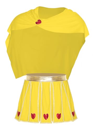 Riismen Cupid Kostüm Herren Halloween Cosplay Liebesbote kostüm Kurze Umhang mit Faltenrock Faschingkostüm Mottopartys Rave Outfit Riismen Cupid Kostüm Herren Halloween Cosplay Liebesbote kostüm Kurze Umhang mit Faltenrock Faschingkostüm Mottopartys Rave Outfit von Riismen