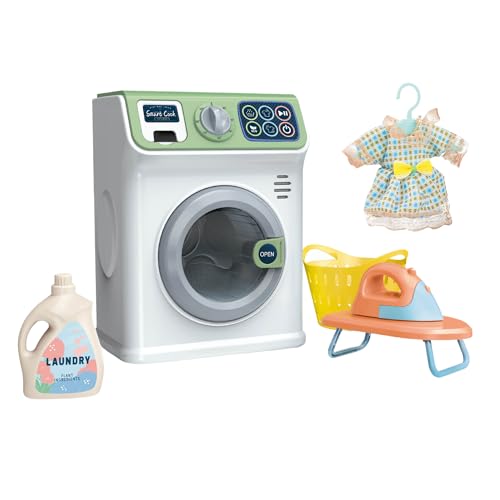 Smart Cook Waschmaschine – Laundry Shop – Haushaltsspielzeug – 16x13x22cm von Rijoka