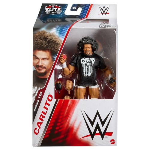 Carlito WWE Elite 113 Wrestling-Actionfigur, Weiß von Ringside