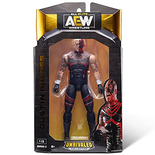 Dustin Rhodes – AEW Unrivaled 2 Toy Wrestling Actionfigur von Ringside