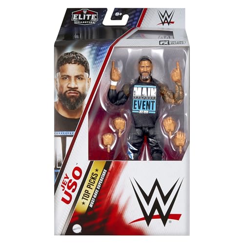 Jey USO (Black Shirt) - WWE Elite Top Picks 2025 (Welle 1) Toy Wrestling Action Figure von Ringside