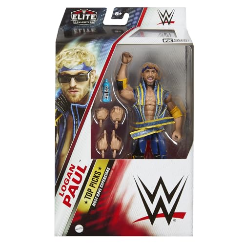 Logan Paul (Blau & Gelb) - WWE Elite Top Picks 2024 (Welle 2) Spielzeug Wrestling Actionfigur von Ringside