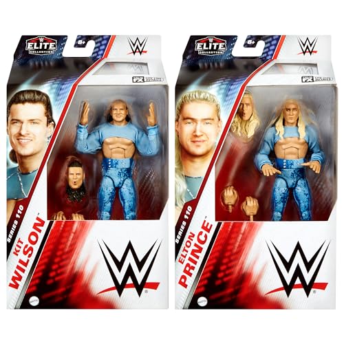 Pauschalangebot (2er-Set) – Pretty Deadly (Kit Wilson & Elton Prince) – WWE Elite 110 Spielzeug-Wrestling-Actionfiguren von Ringside