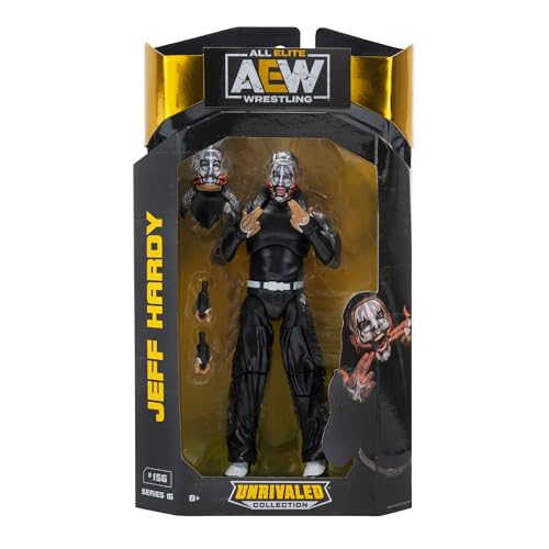 Ringside Jeff Hardy AEW Unrivaled 16 Toy Wrestling Figure von Ringside