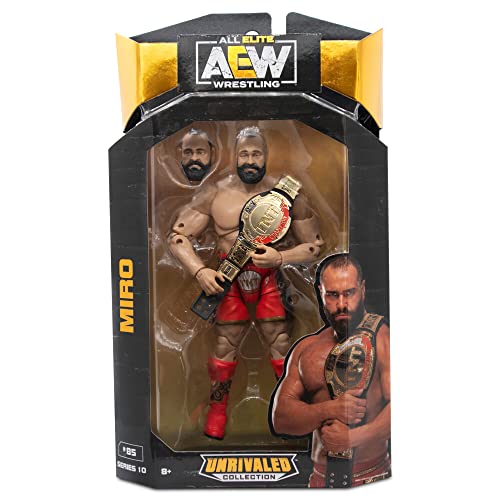 Ringside Miro - AEW Unrivaled 10 Toy Wrestling Action Figure von Ringside