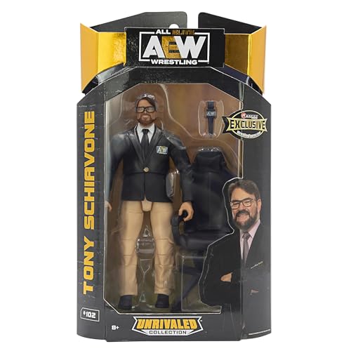 Ringside Tony Schiavone (Announcer) - AEW Exclusive Toy Wrestling Action Figure von Ringside