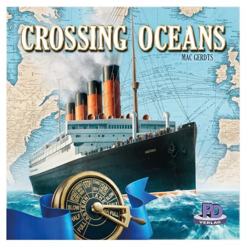 Rio Grande Games Crossing Oceans - Wirtschaftliches Themenbrettspiel, 19. Jahrhundert Maritimes Strategie-Brettspiel, PD-Spiele, Rio Grande Spiele, für Kinder ab 14 Jahren, 2-4 Spieler, 45-90 Minuten von Rio Grande Games