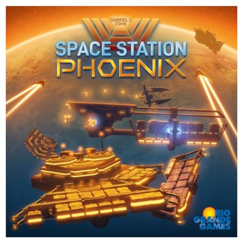 Rio Grande Games Space Station Phoenix - RIO Grande Games - Strategy Board Game, Ages 14+, 2-4 Players, 90-120 Min von Rio Grande Games