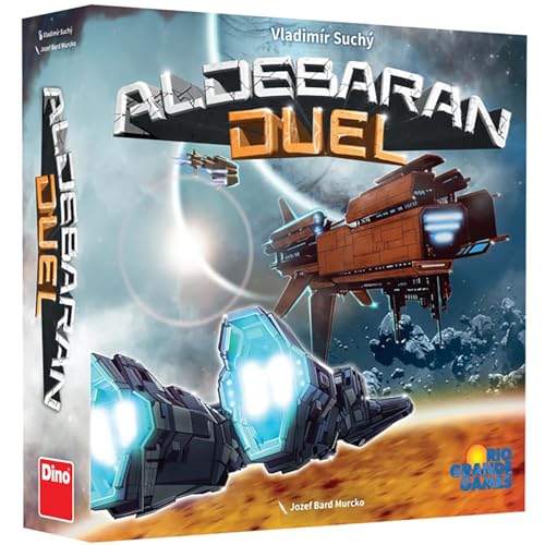 Rio Grande Games: Aldebaran Duel - Wirtschaftsstrategiespiel, Weltraumthema, Kolonisieren- Forschungsdominieren, Empireentwicklung, 2 Spieler, 45-90 Minuten von Rio Grande Games