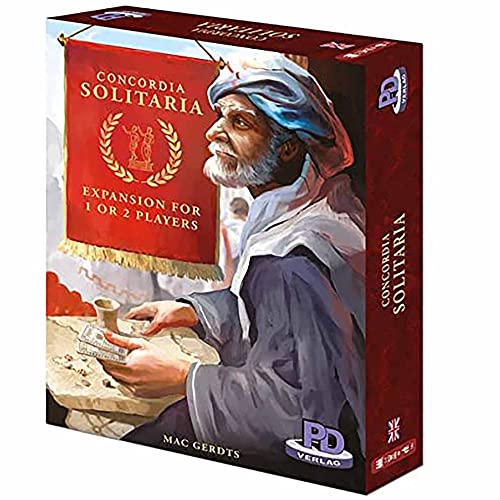 Rio Grande Games: Expansion Concordia Solitaria - Concordia Strategiespiel Erweiterung - ab 14 Jahren, 1-2 Spieler, 60 Minuten Spiel (RGG615) von Rio Grande Games