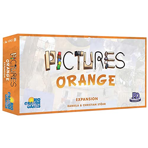 Rio Grande Games: Pictures Orange Erweiterung - Familienspiel-Erweiterung zu Bildern - Alter 14+, 3-5 Spieler, 30 Min Game Play von Rio Grande Games