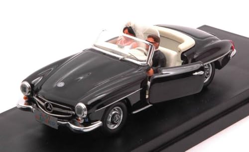 Modell in Maßstab, kompatibel mit Mercedes 190 SL 1955 Heute Sposi/Just Married 1:43 RIO RI4656P von Rio