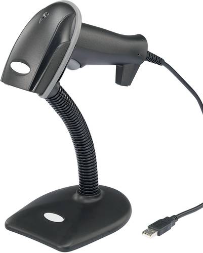 Renkforce LS6300E USB-Kit Barcode-Scanner Kabelgebunden 1D Laser Schwarz Hand-Scanner USB von Renkforce