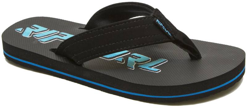 Rip Curl Ripper Kids Flip Flop, Black/Blue 28 von Rip Curl