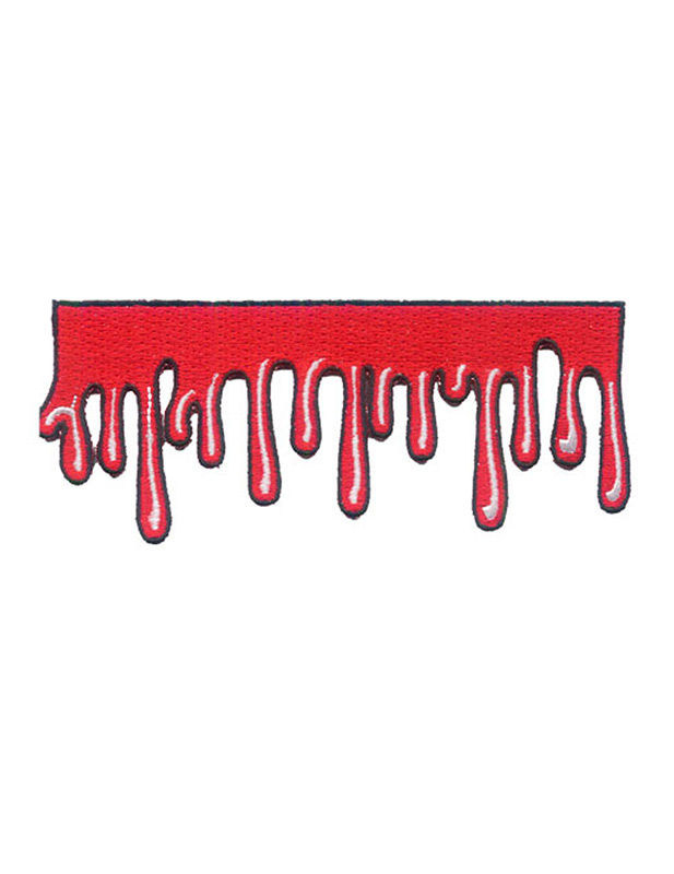 Kreepsville Gothic Aufnäher Blutstropfen rot von Ripper Merchandise LTD - KF