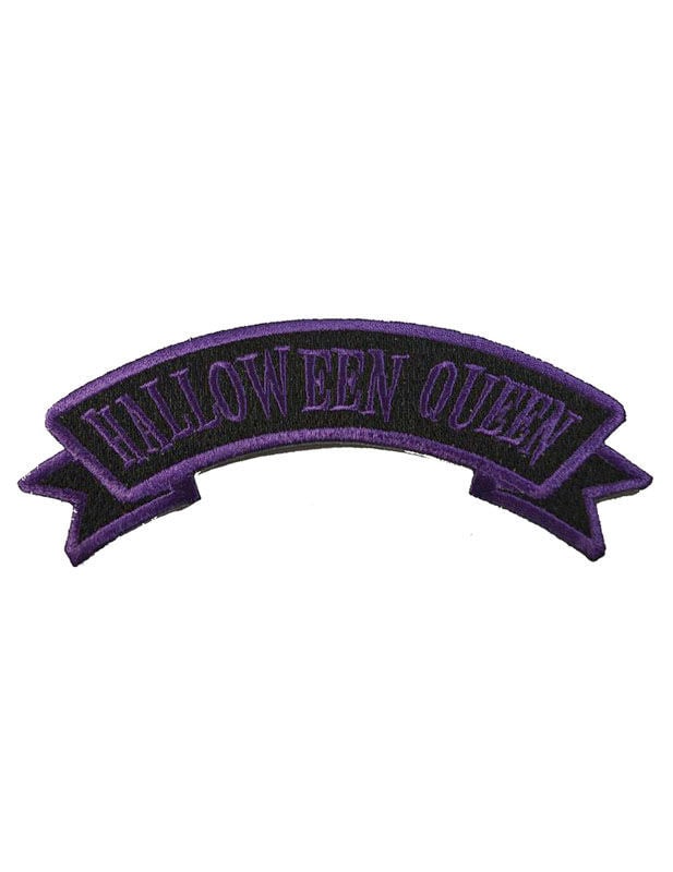 Kreepsville Gothic Aufnäher Patch Halloween Queen schwarz-lila von Ripper Merchandise LTD - KF