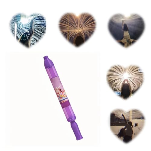 Risitei Wasser-Feuerwerk-Spielzeug, Feuerwerk-Wasserpistolen-Spielzeug, Sommer-Schwimm-Strand-Garten-Spiel, Wasser-Feuerwerk-Sprinkler, Outdoor-Spielzeug for Jungen, Mädchen und Erwachsene(Purple) von Risitei