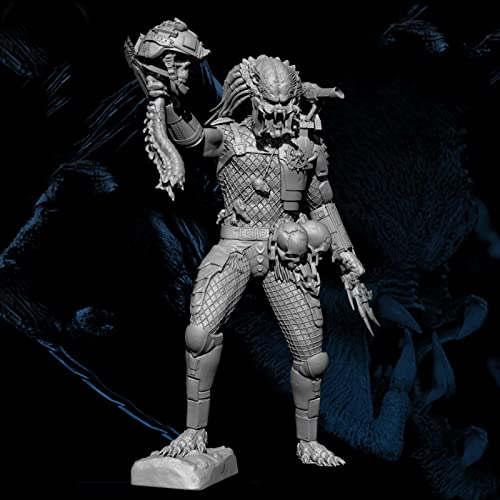 Risjc 1/32 Science Fiction Alien Warrior Resin-Modellbausatz, unmontierte und unbemalte Soldatenkomponenten – 93sv18 von Risjc