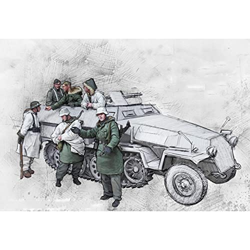 Risjc 1/35 Resin Soldier Tank Corps (6 Personen) Modellbausatz // N36125 von Risjc