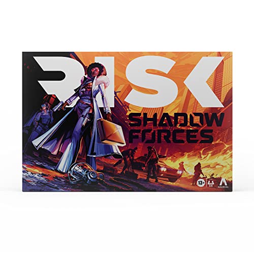 Risk Shadow Forces-Strategiespiel, Legacy-Brettspiel, Brettspiel für Erwachsene und Familien ab 13 Jahren, für 3–5 Spieler, Avalon Hill von Risk