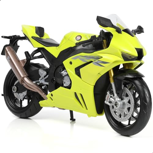 Risopen 1:12 Motorrad Modell für Honda CBR 1000R Legierung Diecast Motorrad Modell Spielzeug Mini Moto Geschenk (gelb) von Risopen