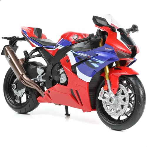 Risopen 1:12 Motorrad Modell für Honda CBR 1000R Legierung Diecast Motorrad Modell Spielzeug Mini Moto Geschenk (rot) von Risopen