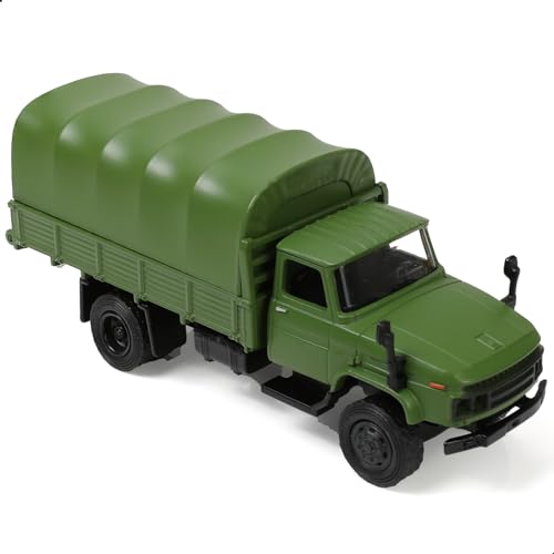 Risopen 1/64 FAW Miniatur-Armee-LKW-Modell, Militär-Transport-Spielzeugfahrzeug, Auto, Legierung, Druckguss-Metallmodell, Militär-LKW-Modell, Militärauto, Modellsammlung oder Geschenk für Erwachsene, von Risopen