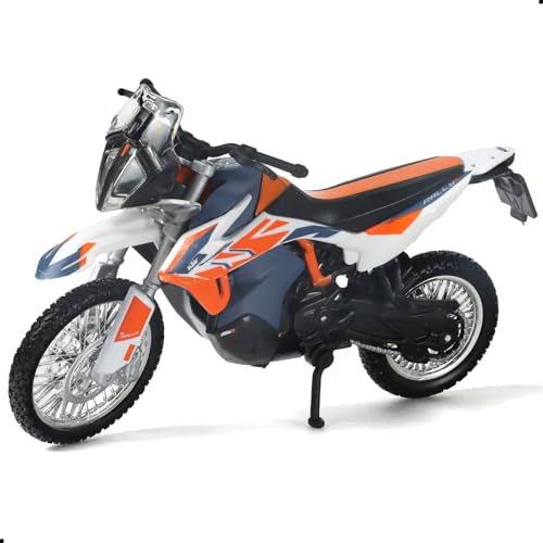 Risopen 1:18 Skala Kim 790 Abenteuer R Rally Dirt Bike Modell Spielzeug Mini Motorrad Fahrrad Spielzeug Motocross Modell Spielzeug Schwarz Motorrad Modell Spielzeug Supercross Motorrad Modell von Risopen