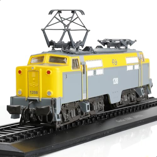 Risopen 1:87 Lokomotivenmodell für 1952 Serie 1208 Fertige Eisenbahn-Modellsammlung, keine Montage erforderlich, Zugdekoration, Geschenk für Erwachsene (grau) von Risopen