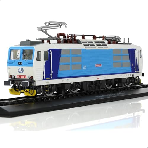 Risopen 1:87 Maßstab 1984 Rada 263 001-0 Zug Modell-Set Klassisch Elektrisch Vintage Distressed Train Model Set Statisch Fertig Eisenbahn Modell Sammlung Geschenk für Kinder Erwachsene (keine Montage von Risopen