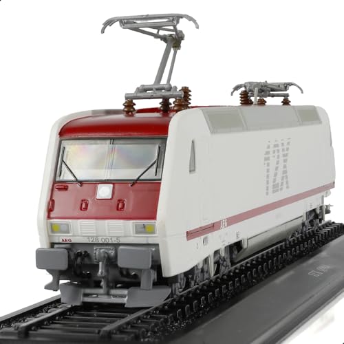 Risopen 1:87 Lokomotivenmodell für 1994, 12-fache Fertigbahn, Modellsammlung, keine Montage erforderlich, Zugdekoration, Geschenk für Erwachsene (weiß) von Risopen