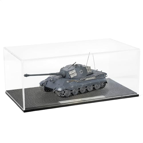 Risopen Militär-Panzermodell im Maßstab 1:72, fertiges Metalllegierung, Druckguss mit Kunststoff-Tankmodell, Weltkrieg 2, Armeefahrzeug, Panzer Mini 1945, Tigermodell, Geschenkkollektion von Risopen