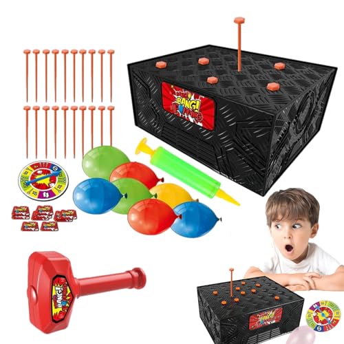 Ristyur Balloon Blast Boxes Spiel, Balloon Explosions Spiel, Wack A Balloon Spiel, Crazy Blast Boxes Spiel, Hammer Whack Balloon Box Spiel, Knifflige Ballon Brettspiele, Lustige Desktop Partyspiele von Ristyur