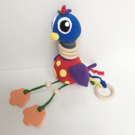 Aktivitätsspielzeug Strauß by Rito Krea - Häkelmuster mit Kit weiches Spielzeug 22cm Aktivitätsspielzeug Strauß by Rito Krea - Häkelmuster mit Kit weiches Spielzeug 22cm von Rito Krea