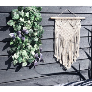 DIY Macramé - Macramé Wanddekoration Strickmuster mit Kit 50cm - DIY Macramé - Knyttet vægophæng Knytteopskrift 50cm von Rito Krea