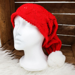 Knitted Christmas Hat by Rito Krea - Strickmuster mit Kit Weihnachtsmü - Large von Rito Krea