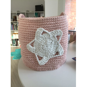 Korb mit Stern Häkel-Kit von Rito Krea - Høj Hæklet Kurv af Rito Krea - Kurv Hæklekit 30x31cm von Rito Krea