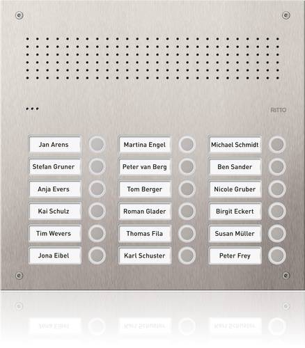 Ritto by Schneider RGE1813225 Türsprechanlage Edelstahl von Ritto by Schneider